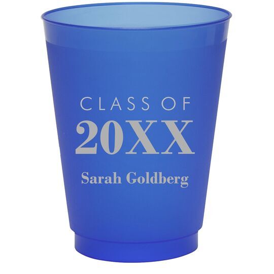 Class Of Printed Colored Shatterproof Cups